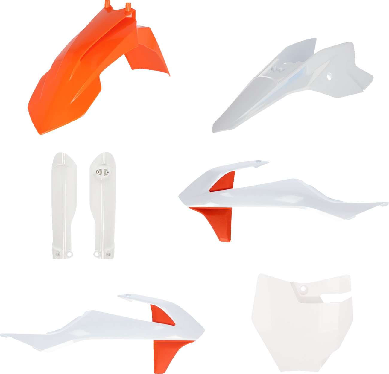 Kit de carrocería de repuesto completo ACERBIS - OEM '19 Naranja/Blanco 2980586345