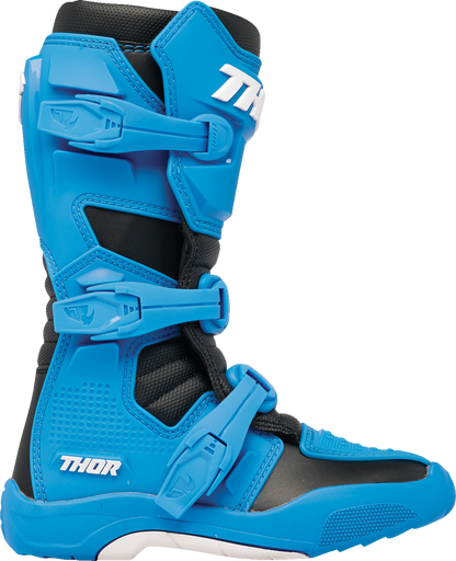 THOR Youth Blitz XR Boots - Black/Blue - Size 1 3411-0731