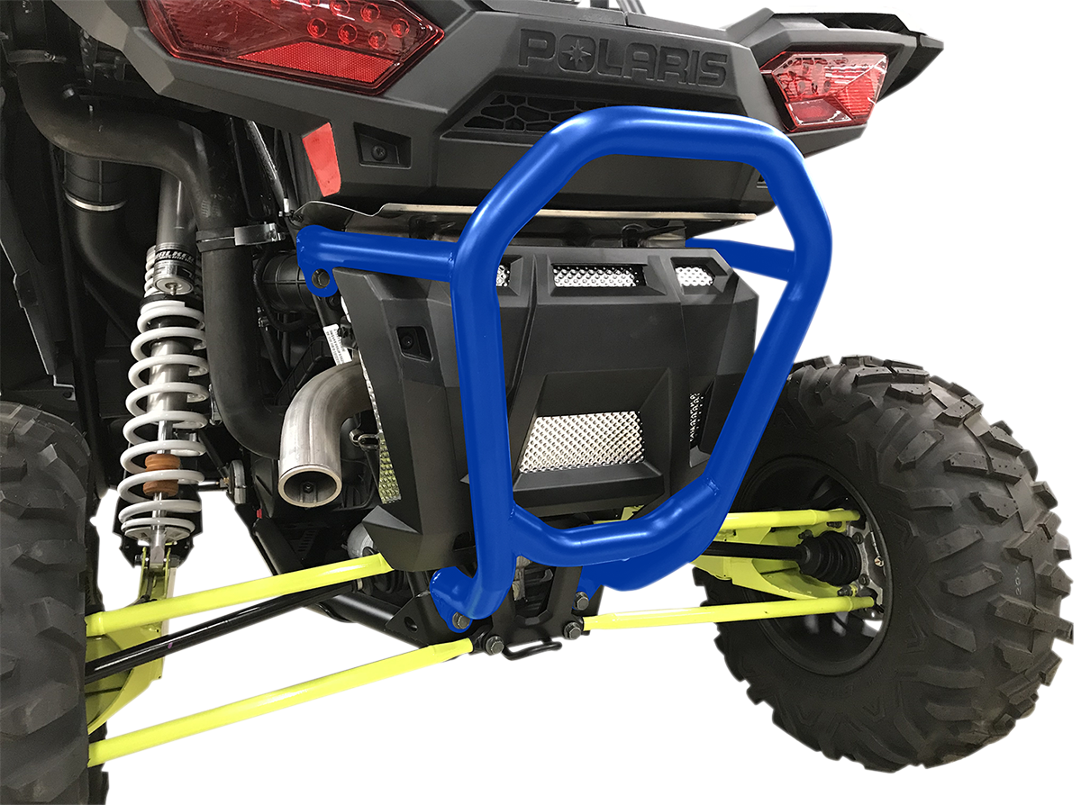 MOOSE RACING Bull Bar - Rear - RZR - Blue 0530-1446