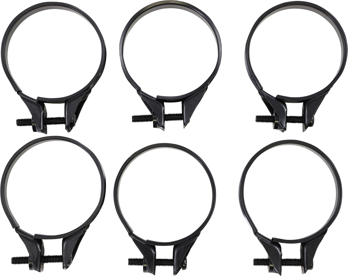 MOOSE RACING Carburetor Clamps - 41-44 mm - 6-Pack 110-1044