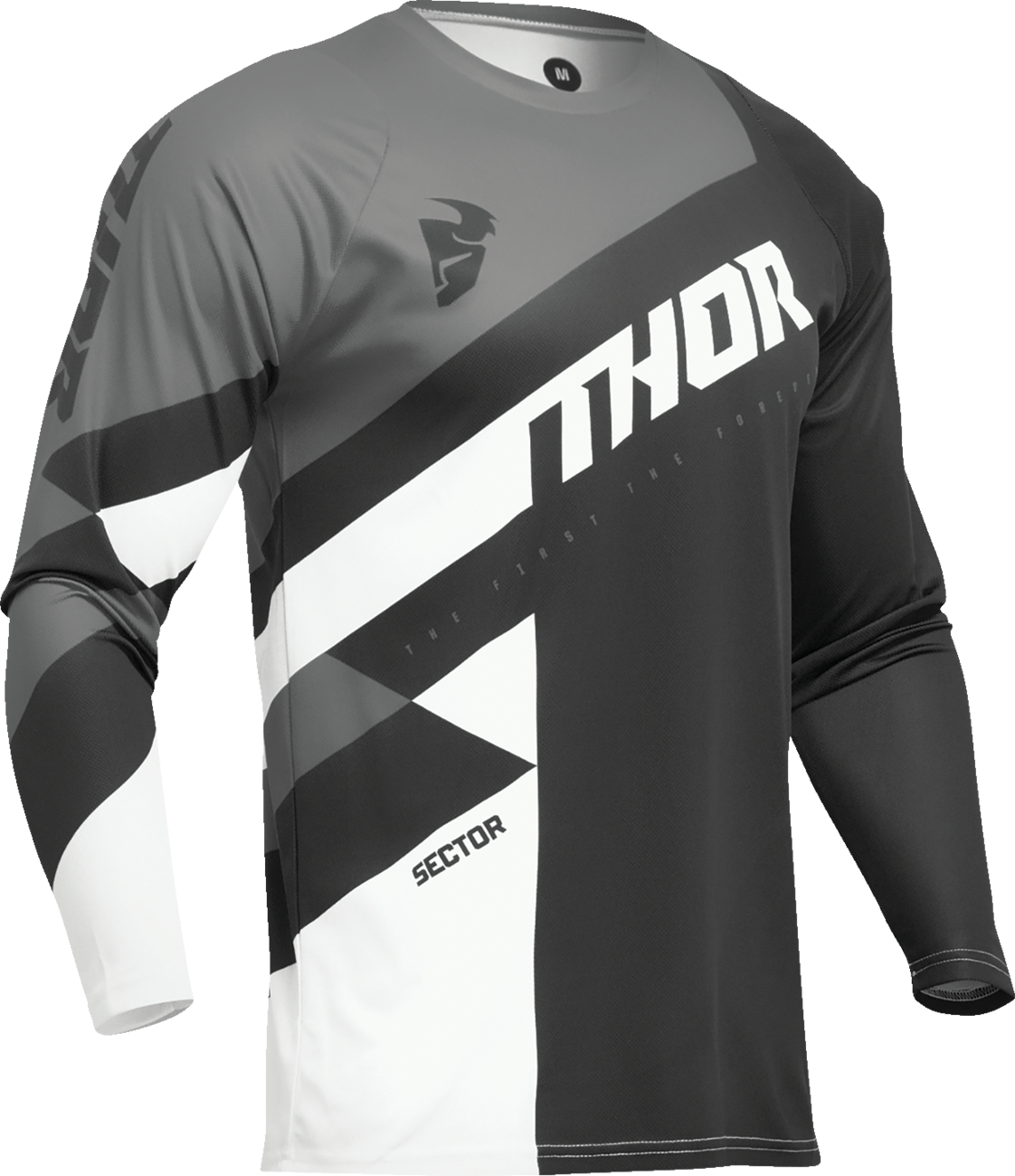 THOR Sector Checker Jersey - Black/Gray - Small 2910-7580