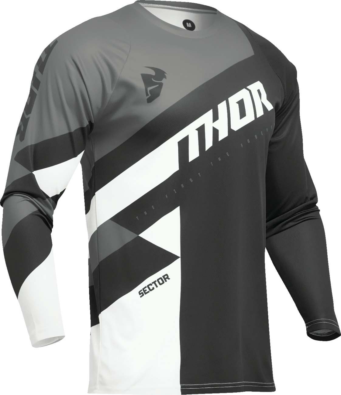 THOR Sector Checker Jersey - Black/Gray - 4XL 2910-7586