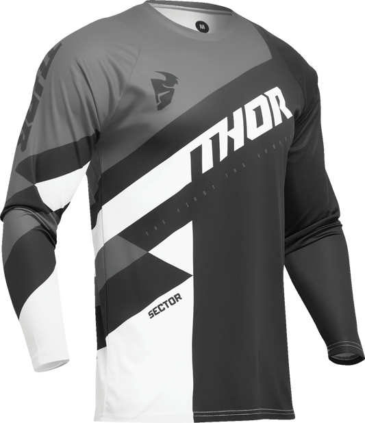 THOR Sector Checker Jersey - Black/Gray - 3XL 2910-7585