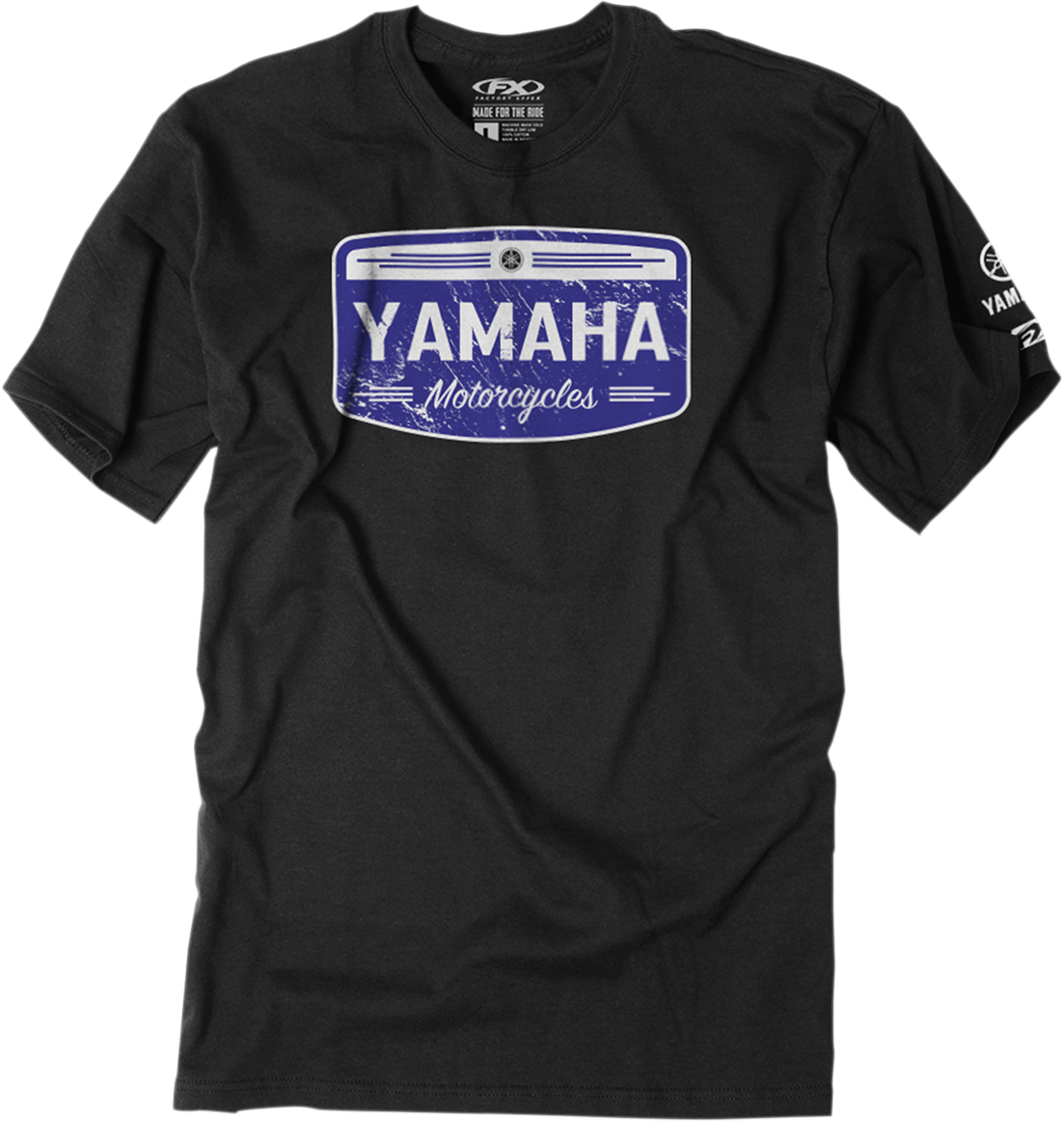 Camiseta FACTORY EFFEX Yamaha Rev - Negra - Mediana 22-87212 