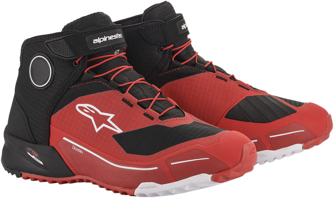 Zapatos ALPINESTARS CR-X Drystar - Negro/Rojo - US 10.5 26118203111 