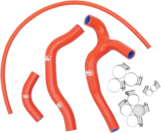 MOOSE RACING Race Fit Radiator Hose Kit - Red - Honda MBU-HON-28-RD