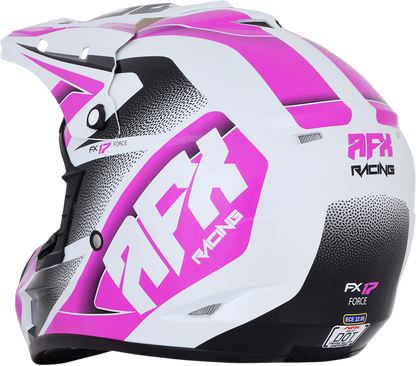 AFX FX-17 Helmet - Force - Pearl White/Fuchsia - Small 0110-5256