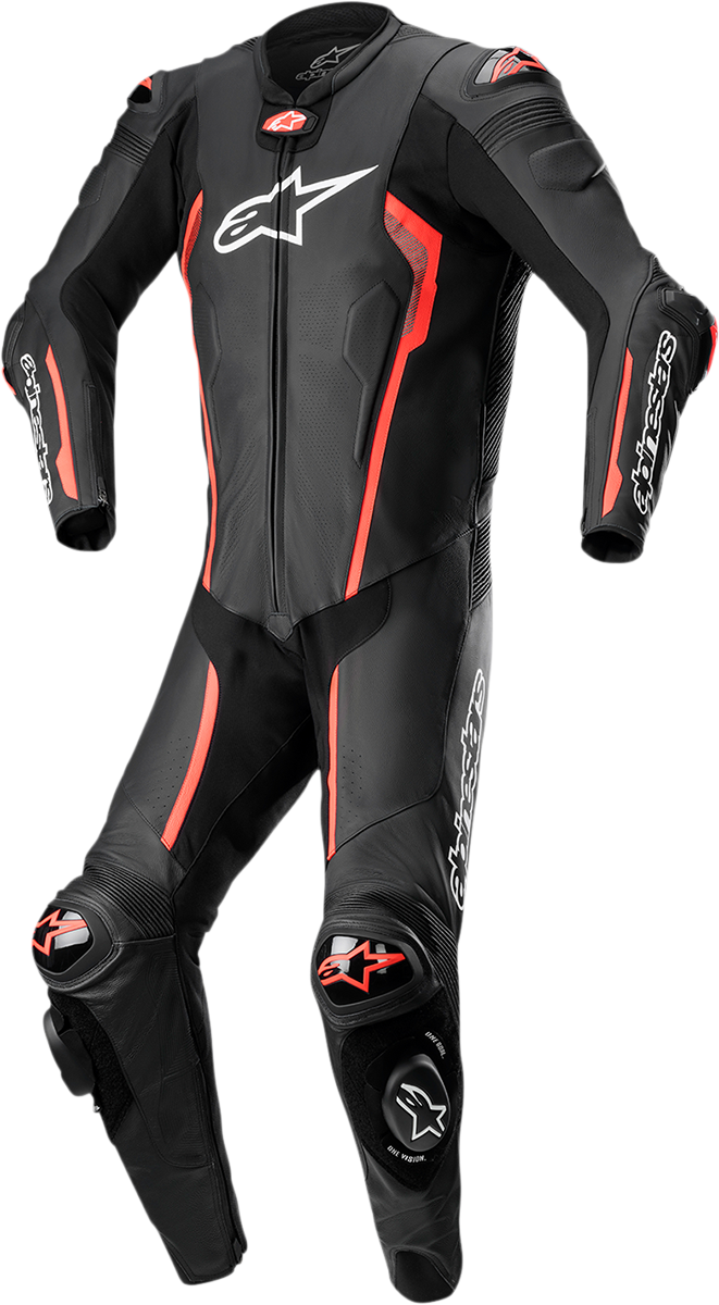 Traje ALPINESTARS Missile v2 de 1 pieza - Negro/Rojo Fluorescente - US 36 / EU 46 3150122-1030-46 