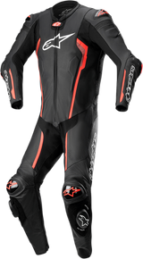 Traje ALPINESTARS Missile v2 de 1 pieza - Negro/Rojo Fluorescente - US 50 / EU 60 3150122-1030-60