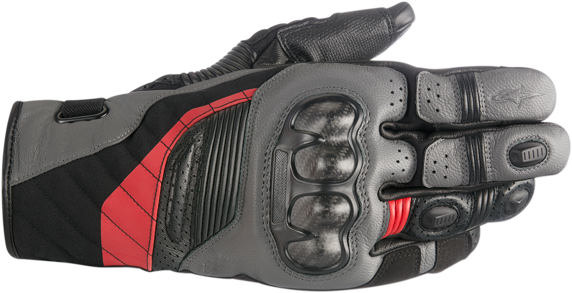 ALPINESTARS Belize Drystar® Gloves - Black/Anthracite/Red - XL 3526718-1036-XL