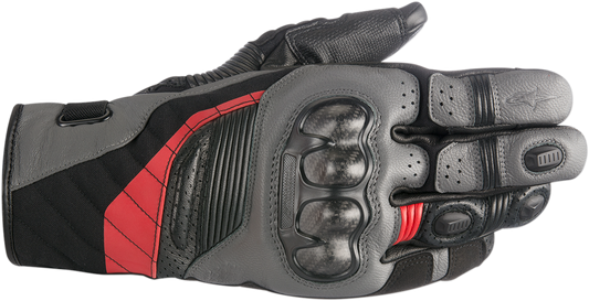 ALPINESTARS Belize Drystar® Gloves - Black/Anthracite/Red - Large 3526718-1036-L