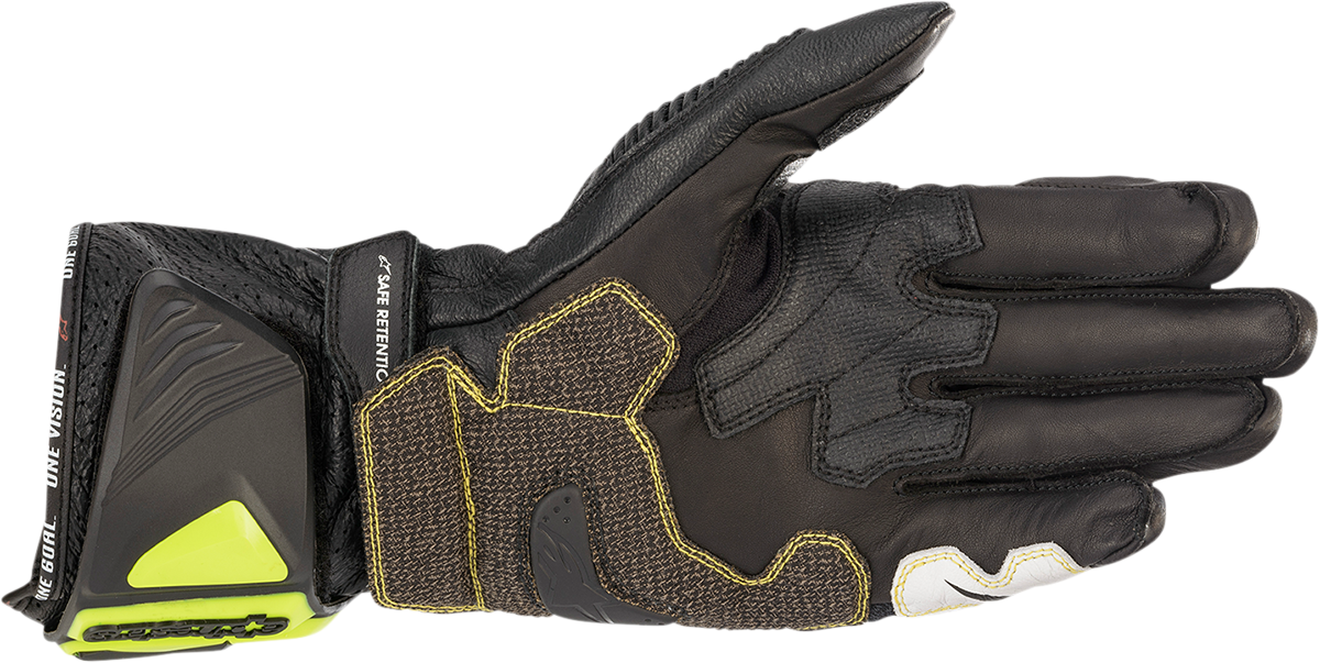 ALPINESTARS GP Tech v2 Gloves - Black/Fluo Yellow/White/Fluo Red - 3XL 3556622-1503-3X