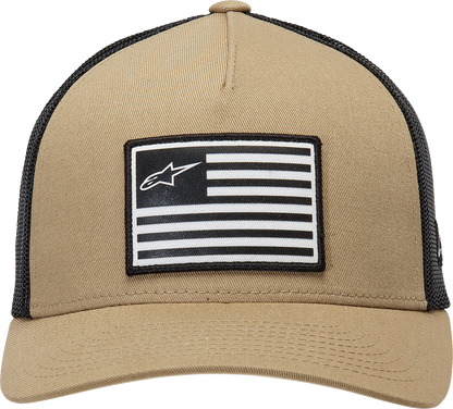 ALPINESTARS Flag Snapback Hat - Sand/Black - One Size 1211810132310OS