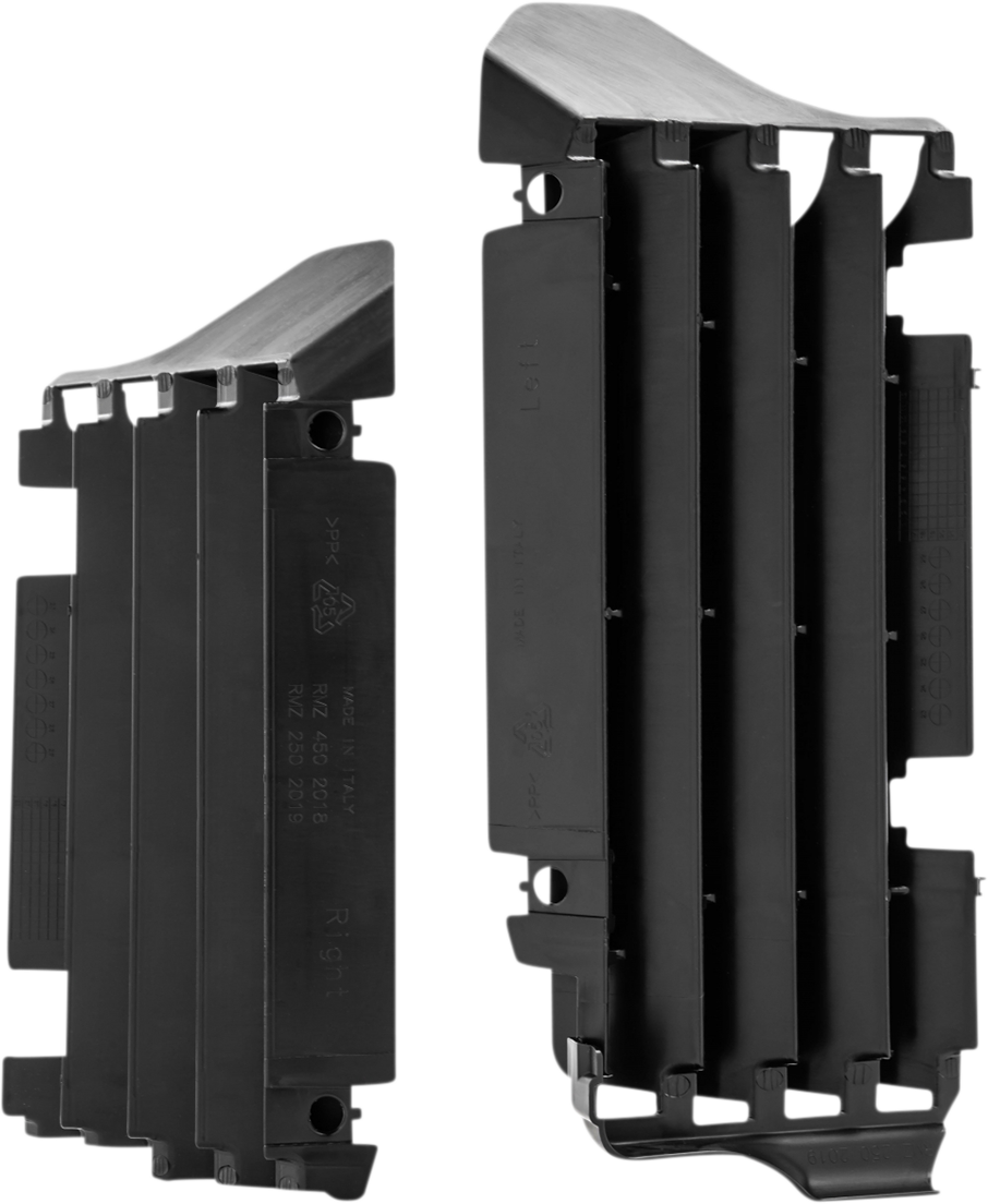 UFO Radiator Louvers - Black - RMZ450 AC02462