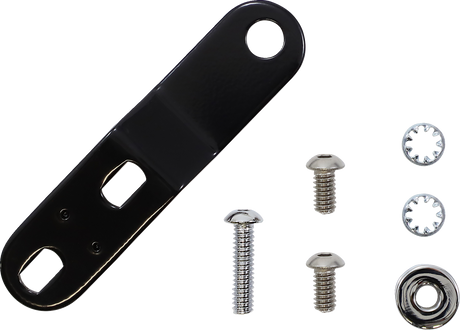 LE PERA Bare Bones Pillion Pad - Smooth - Black - FL/FX '18-'22 LYR-007P