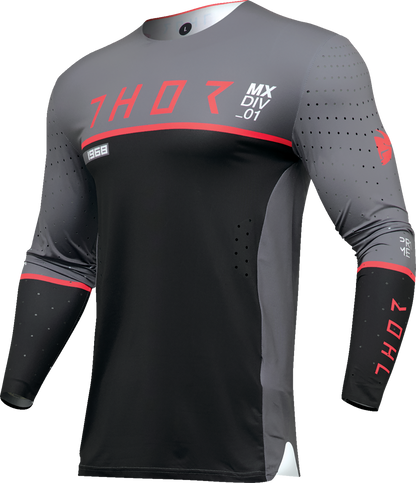 THOR Prime Ace Jersey - Charcoal/Black - Small 2910-7659