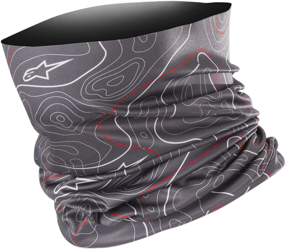 ALPINESTARS Neck Tube - Contours - Charcoal 47592191443