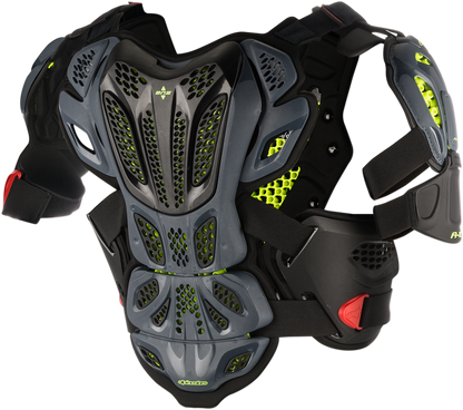 ALPINESTARS A-10 Full Chest Protector - Black/Red - XS/S 6700517-1431-XS