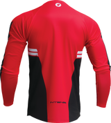 THOR Intense Assist Berm Long-Sleeve Jersey - Red/Black - XL 5020-0232