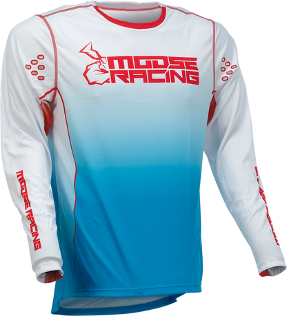 MOOSE RACING Agroid Jersey - Red/White/Blue - Large 2910-6990