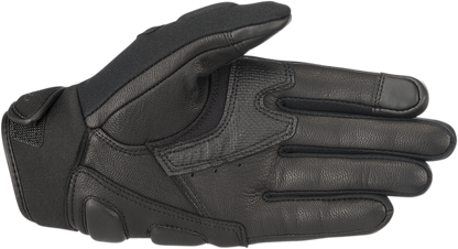 ALPINESTARS Faster Gloves - Black/Black - Large 3567618-1100-L