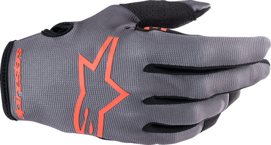 Guantes de radar ALPINESTARS - Magnet Neon/Rojo - Pequeños 3561823-9397-S 