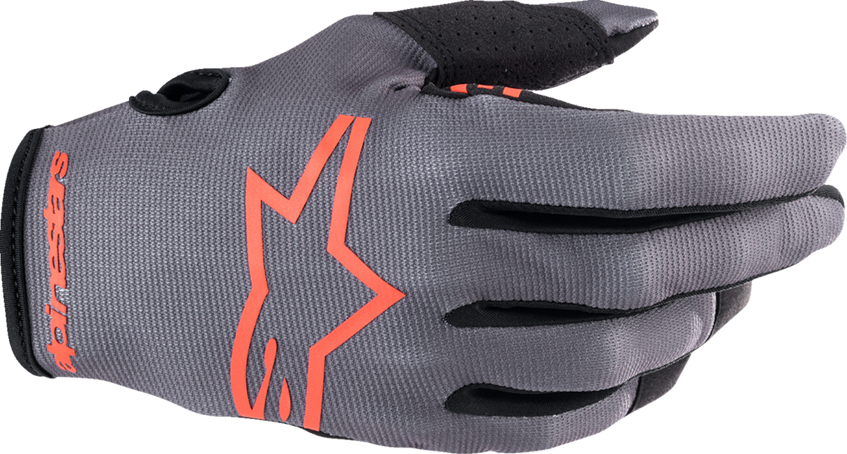 ALPINESTARS Radar Gloves - Magnet Neon/Red - Large 3561823-9397-L