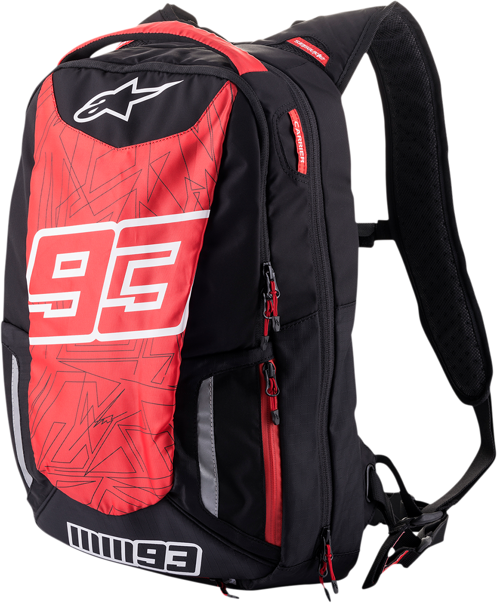 ALPINESTARS Jerez Backpack - Black/Red 6105921-13