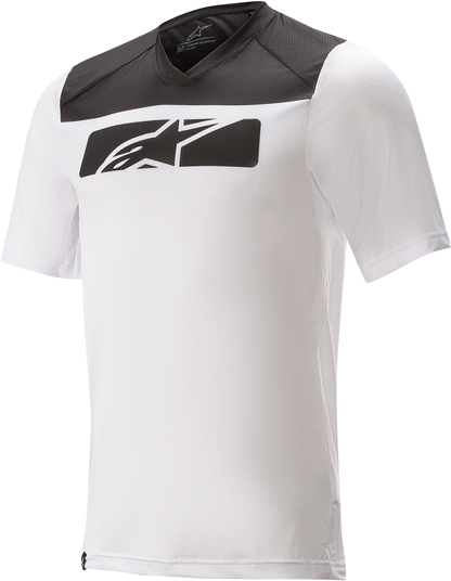 ALPINESTARS Drop 4.0 Jersey - Short-Sleeve - White/Black - Large 1766220-21-LG