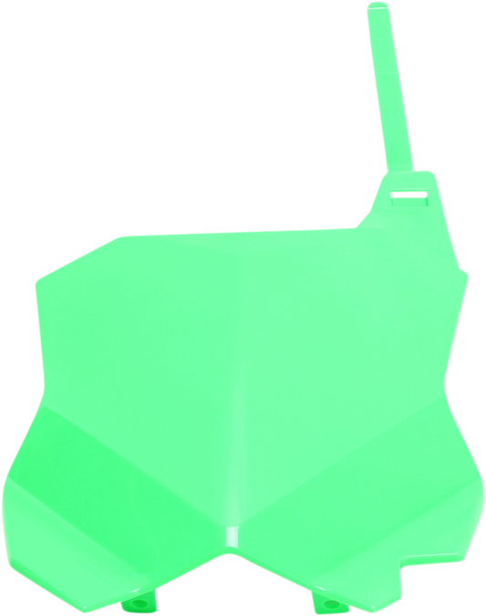 Placa de matrícula delantera UFO - Verde fluorescente KA04738-AFLU