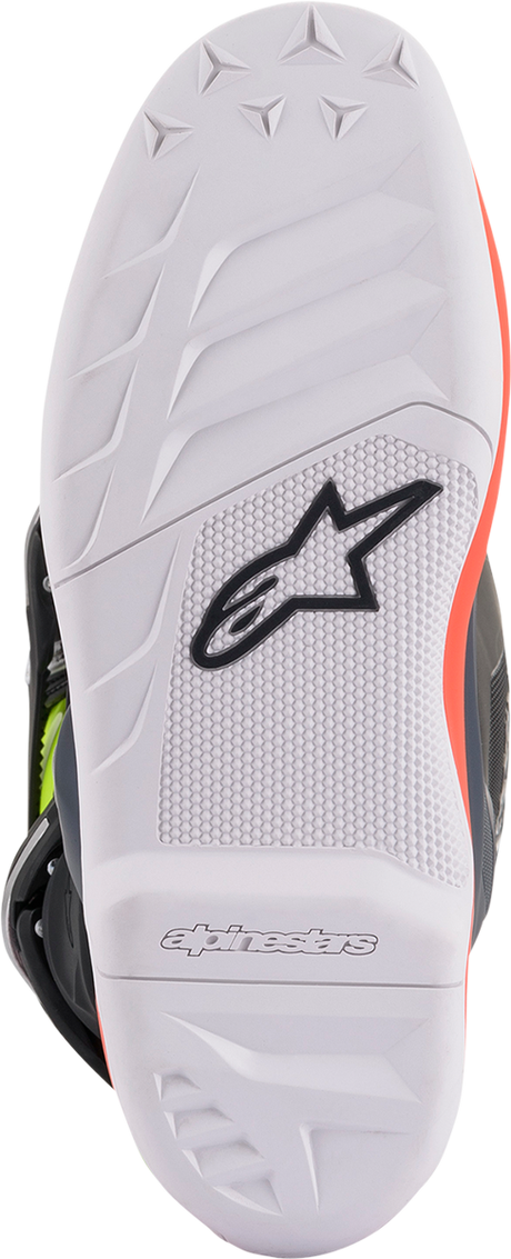 ALPINESTARS Youth Tech 7S Boots - Black/Gray/Red/White/Yellow - US 5 2015017-9058-5