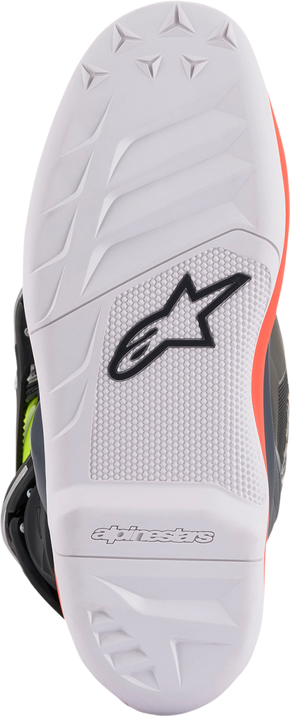 ALPINESTARS Youth Tech 7S Boots - Black/Gray/Red/White/Yellow - US 2 2015017-9058-2