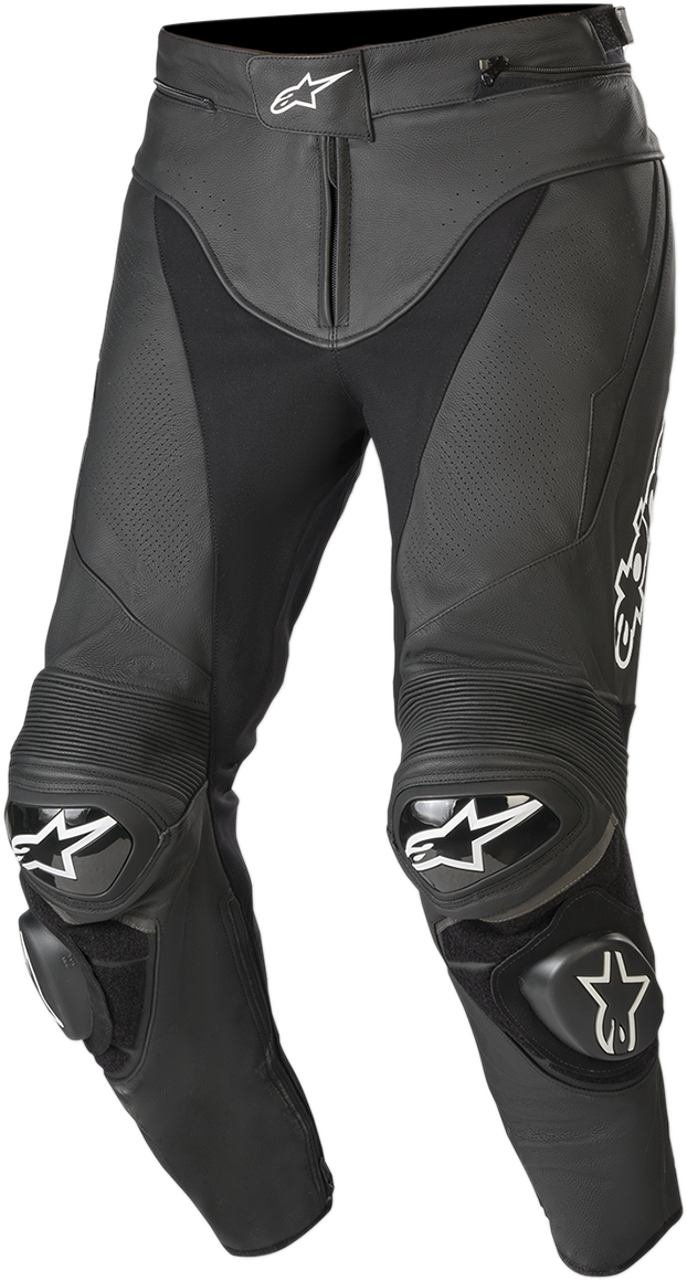 Pantalones de cuero ALPINESTARS Track v2 - Negro - US 36 / EU 52 3129019-10-52 