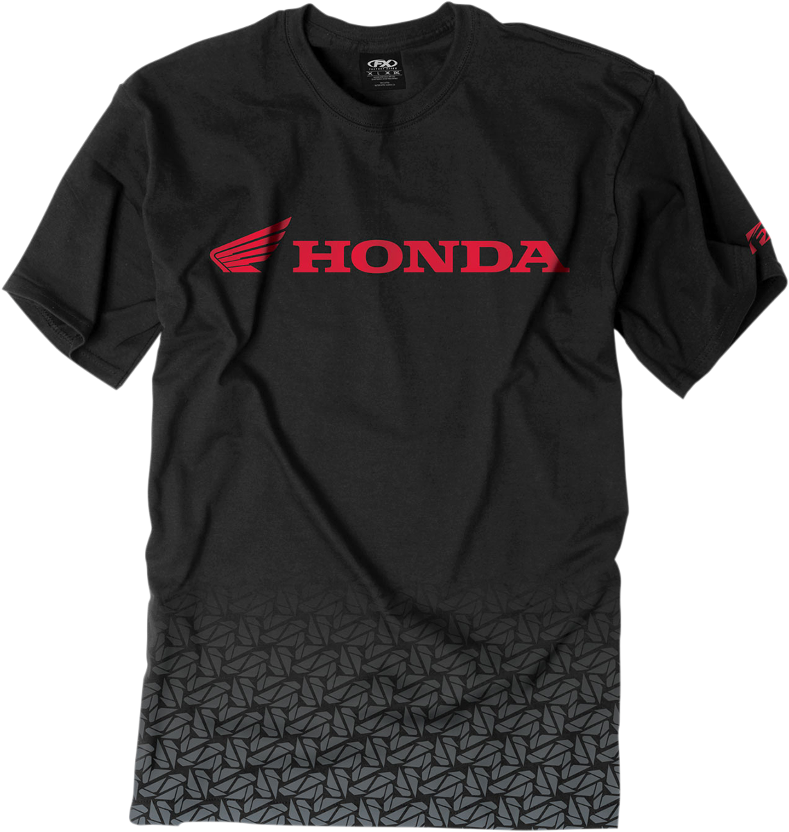 FACTORY EFFEX Honda Fade T-Shirt - Black - Large 15-88302