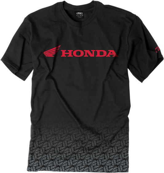 FACTORY EFFEX Honda Fade T-Shirt - Black - Large 15-88302