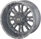 MOOSE UTILITY Wheel - 399X - Rear - Gray - 14x8 - 4/136 - 4+4 399MO148136KG4