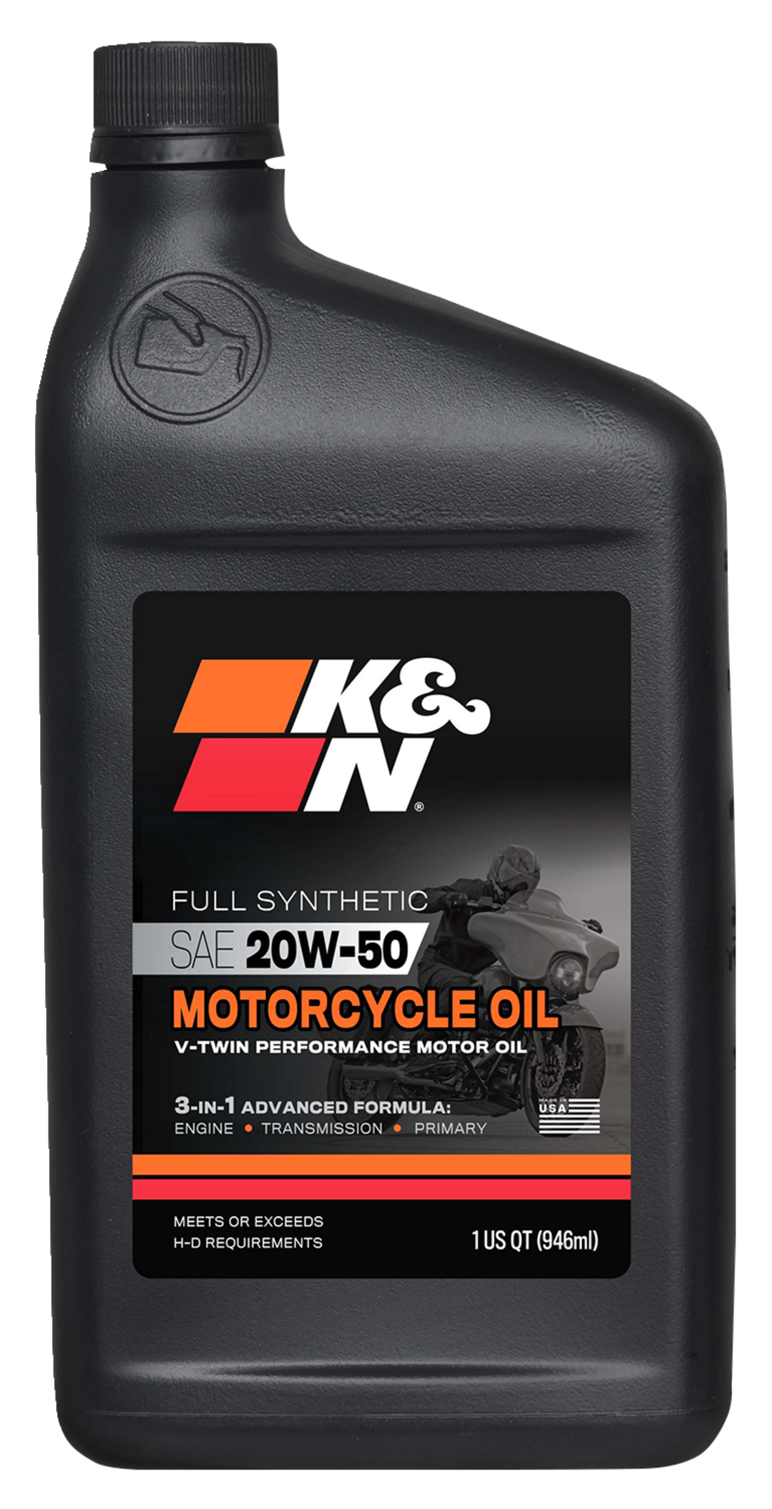 K & N Synthetic Engine Oil - 20W50 - 1 U.S. quart 108063