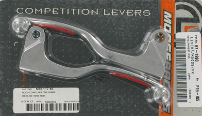 MOOSE RACING Lever Set - Competition - Red 1SGHA45