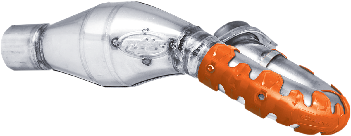 POLISPORT Armadillo Short Head Pipe Guard - Orange 8483700002