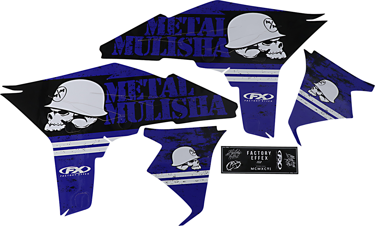 Kit gráfico FACTORY EFFEX Metal Mulisha - Yamaha 23-11226 