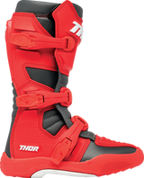 THOR Youth Blitz XR Boots - Red/Charcoal - Size 1 3411-0752