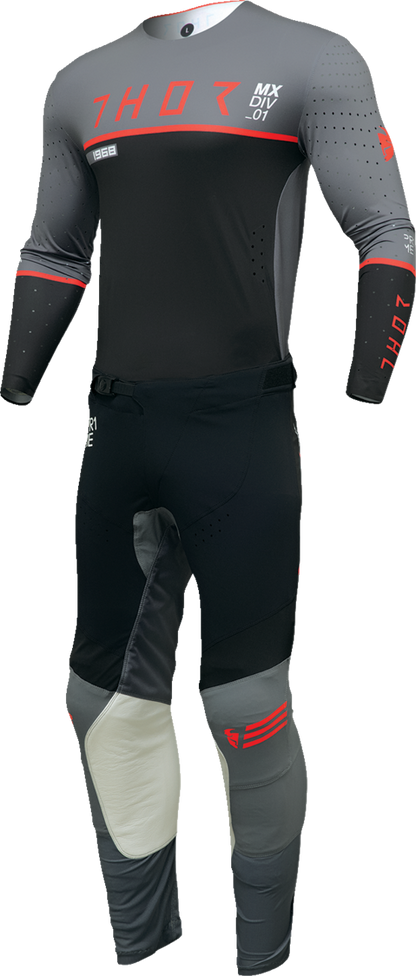 THOR Prime Ace Jersey - Charcoal/Black - Small 2910-7659