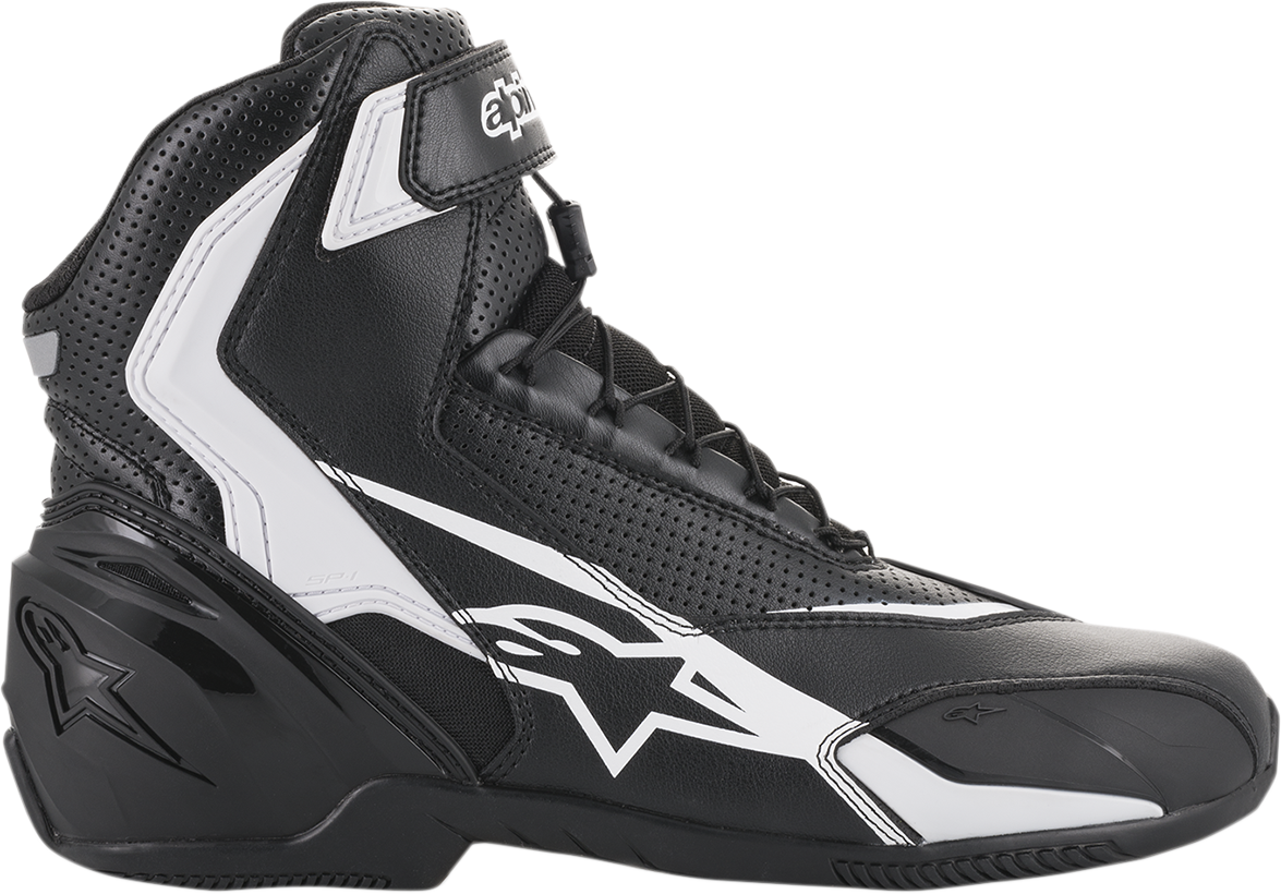 Zapatos con ventilación ALPINESTARS SP-1 v2 - Negro/Blanco - US 12 / EU 47 25113181247 