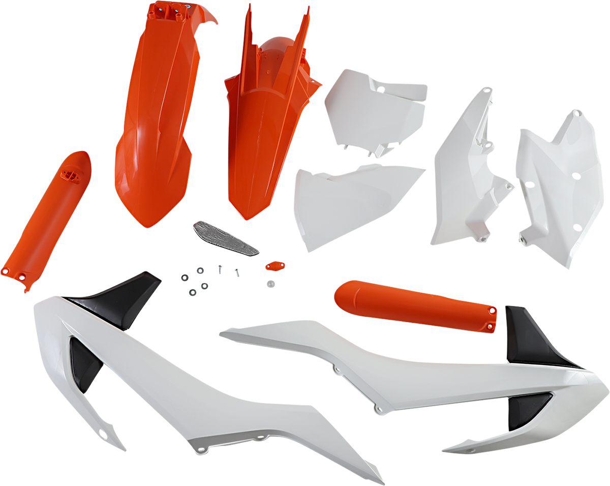 ACERBIS Full Replacement Body Kit - OE '17 Orange/White/Black 2421064618