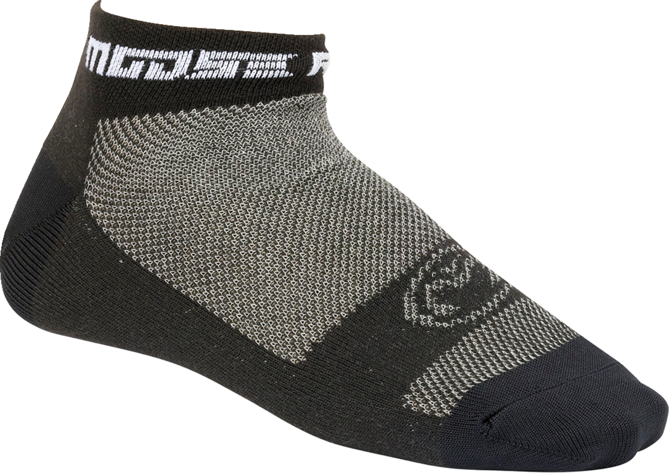 MOOSE RACING Casual Low Socks - Black/Gray - S/M 34310788