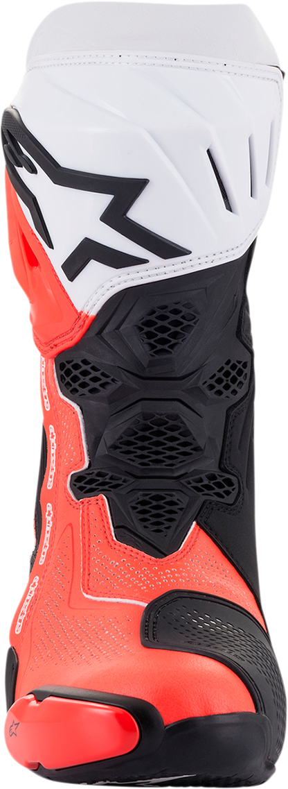 Botas ALPINESTARS Supertech V - Negro/Rojo fluo/Blanco - US 9 / EU 43 2220121-124-43