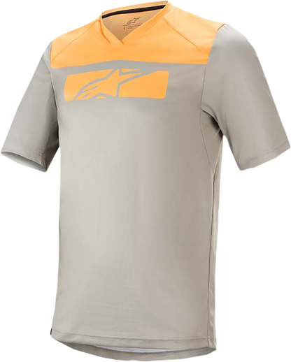 ALPINESTARS Drop 4.0 Jersey - Short-Sleeve - Gray/Orange - Medium 1766220-6004-MD