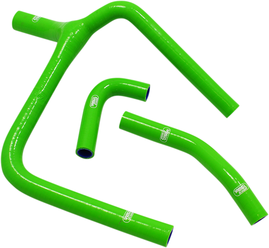 MOOSE RACING Race Fit Radiator Hose Kit - Green - Kawasaki KAW96-GN