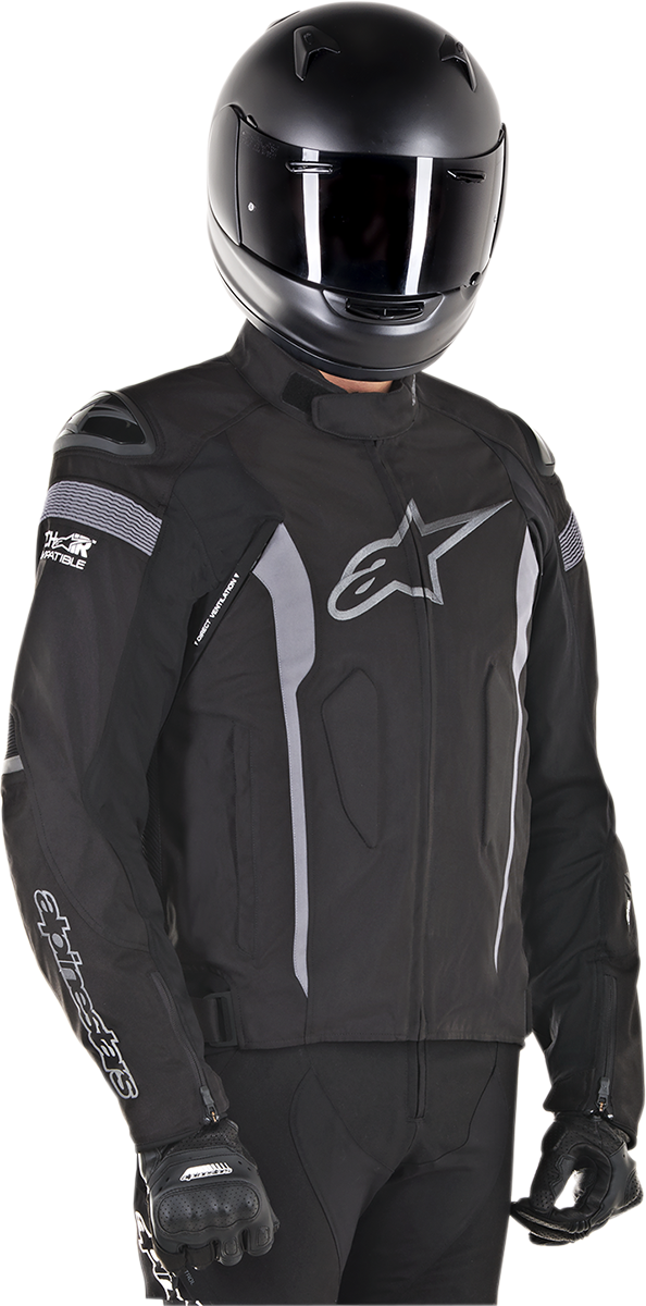 ALPINESTARS T-Missile Drystar® Jacket - Black/Black - Small 3200518-1100-S