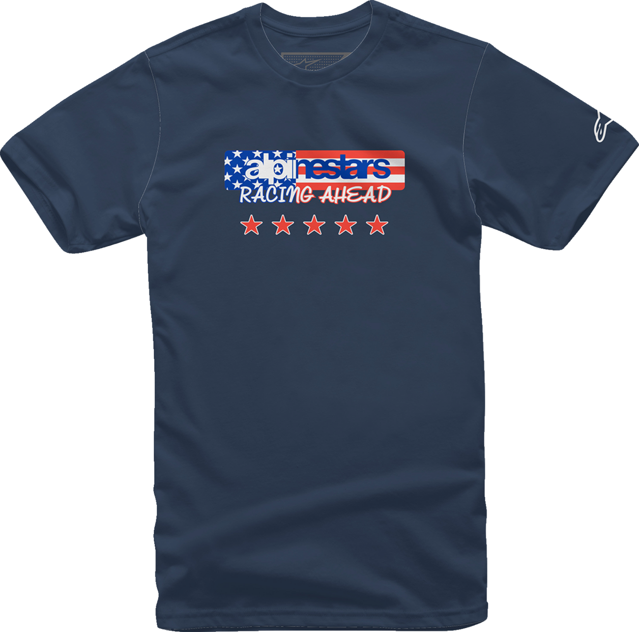 Camiseta ALPINESTARS USA Again - Azul marino - Grande 12137261070L 